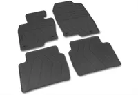 WALSER Auto-Teppich Velours, Universal Fußmatten-Set Nadelfilz Velours,  Automatten 4-teilig, Allwettermatten, Auto-Schutzmatte, PKW-Teppich schwarz  : : Auto & Motorrad