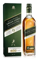 Johnnie Walker Green Label 15 Jahre Blended Malt Scotch Whisky in Geschenkpackung | 40 % vol | 0,7 l
