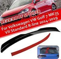 Tylny spojler dachowy czarny do Volkswagen VW Golf 7 MK7.5 VII Gti R