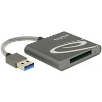 Delock 91583 - XQD - Grau - 480 Mbit/s - Aluminium - - Mac OS 10.9 or above - Windows 7 32-bit - Windows 7 64-bit - Windows 8.1 32-bit -... - USB 3.2 Gen 1 (3.1 Gen 1)