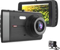 1080P Auto Dual Lens 4" Dashcam Videorecorder G-Sensor vorne und hinten DVR-Kamera