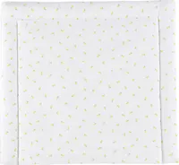 KraftKids Wickelauflage Musselin gelbe Zitronen 78x78 cm (BxT)