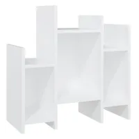vidaXL Szafka z półkami biała 60x26x60 cm materiał drewnopochodny