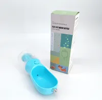 Brencco Wasserflasche Hunde 300 ML Trinkbeutel unterwegs Trinkflasche;