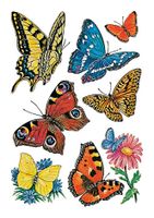 HERMA Sticker DECOR "Schmetterlinge" 3 Blatt à 7 Sticker