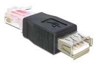 DeLOCK Micro - adaptér USB/RJ-45, černý