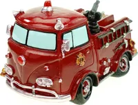 Kremers Schatzkiste Sparschwein Feuerwehrauto 19 cm Nostalgie