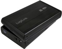 LogiLink UA0107A, 3 TB, SATA, Serial ATA II, 88.9 mm (3.5 "), Schwarz, Aluminium, 5 Gbit/Sek