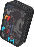 Coolpack Disney Core Jumper 3 Mickey 3-Kammer-Federmäppchen mit Zubehör