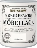 Rust Oleum Shabby Kreidefarbe Möbellack Kalkweiss mattes Finish 750ml