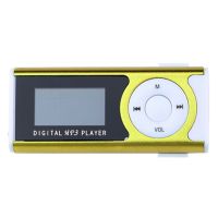 1,3 Zoll LCD Screenclip USB Mini MP3 Music Player Support 16 GB Micro SD-Card-Grün