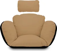 Palettenkissen Outdoor Waschbar 50 x 60 cm - Pallettensitzkissen Europaletten Sitzkissen Polster Beige