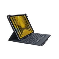 Logitech Universal Folio Tablet-Hülle mit Kabelloser Tastatur, Bluetooth, 2-Jahre Batterielaufzeit, Für 9 Zoll- 10 Zoll Tablets, Apple, Android & W...