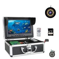 Kamera na podvodný rybolov, 9HD 1080P obrazovka, 15 bielych LED diód + 15 IR lámp, 1080P 30M s DVR
