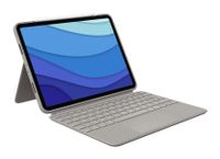 Logitech Combo Touch for iPad Pro 11-inch (1st, 2nd, and 3rd generation), QWERTY, UK International, Trackpad, 1,8 cm, 1 mm, Apple