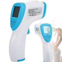 Fieberthermometer Kontaktlos Infrarot Thermometer Baby Erwachsene, Digital Fieber Thermometer innen außen Stirnthermometer mit hoher Messgenauigkeit, 32 Datensätze,