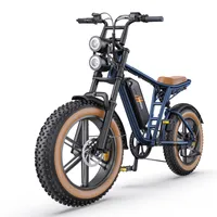 HillMiles E-Bike MTB s jednou batériou/2 batérie, 832/1664Wh batéria do 130km/260km, 20 * 4,0 palcové pneumatiky, 7 rýchlostí, 250W motor max. 25km/h, MileZoom1