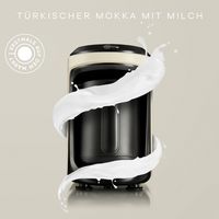 Karaca Hatir Hüps Mokkamaschine für türkischen Mokka mit Milch, Farbe Sand