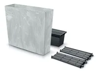 Prosperplast s.r.o. Truhlík vysoký URBI CASE BETON EFFECT T beton 77cm