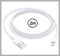 iPhone/iPad Kabel - Original Apple Lightning Anschluss 2m - Apple, Bulk