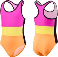 BECO Mädchen Kinder Badeanzug Schwimmanzug Racerback Einteiler Größe 152