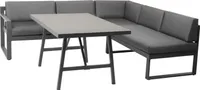 acamp garden lounge Signature anthracite 3ks. hliník