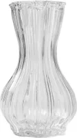 HOMLA JUNNE Vase aus transparentem Glas 12x20,3 cm