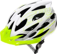 Kask rowerowy Meteor Gruver L 58-61 cm biały/zielony