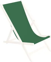 Ersatz-Stoffbezug Wechselbarer Liegestuhl Stoffbezug 100% Polyester für Holz-Liegestuhl Klappliegestuhl Farbe Grün [119]