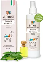 amusi Neemöl-Zeckenspray für Hunde 250 ml – Natürliches Schutzspray für Hunde, Zeckenschutz gegen Zecken, Insektenspray & Insektenschutz