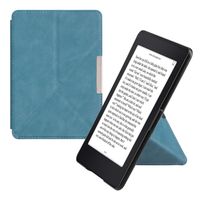 kwmobile Hülle kompatibel mit Amazon Kindle Paperwhite Hülle - Kunstleder Case - eReader Schutzhülle (für Modelle bis 2017) - Cover Petrol