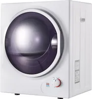 Wäschetrockner Ablufttrockner Wäschetrockner Trommelwaschtrockner 850w / 2,5 kg/Weiß / 50 x 42 x 59 cm, Kann an der Wand montiert freistehend/hängend