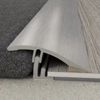 Übergangsprofil 38x10,23x930 mm Aluminiumprofil 2 in 1 Übergangsleiste Ausgleichsprofil Silber