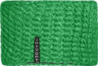 Crocheted Headband Extrabreites Stirnband lime-green, Gr. one size