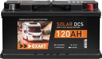 Solarbatterie 120Ah 12V EXAKT Solar DCS Wohnmobilbatterie Batterie ersetzt 110Ah