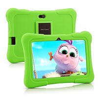 PRITOM K7 7palcový dětský tablet Android 10 Tablet PC 16GB ROM čtyřjádrové tablety WiFi Tablet pro děti, zelený