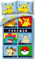 Pokémon Bettwäsche Set - Wendebettwäsche 2-tlg. 135-140x200 cm  + 70x90 cm