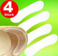 4 x Fersenpolster Fersenschutz Gel Gelkissen Fersenschoner selbstklebend