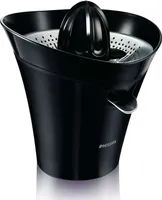 Philips Viva Collection elektrische Zitruspresse für Saft mit und ohne Fruchtfleisch, 85W, Schwarz (HR2752/90)