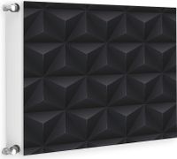 Magnet Heizkörperverkleidung Heizkörperabdeckung 60 x 60cm Schwarz