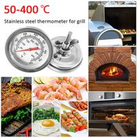 Backofenthermometer Ofenthermometer BBQ Barbecue Grill Stahl Thermometer 50-400℃ Metall Backofen Thermometer