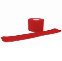 axion PRECUT Kinesiologietape rot, selbstklebend 25 x 5 cm, 20 vorgeschnittene Sport Tapes, wasserfeste Bandage
