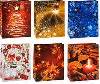 TSI Geschenktüten WEIHNACHTEN SERIE 8, 12er Packung, Größe: Groß (HxBxT 32 x 26 x 13,5 cm), Art. Nr. 83318