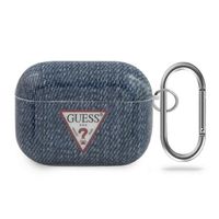 Guess GUACAPTPUJULDB pouzdro na AirPods PRO dark blue Jeans Collection