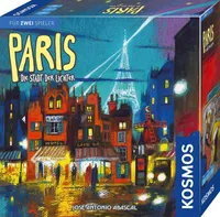 KOSMOS 680442 Paris - Die Stadt der Lichter, Das Duell um die besten Bauplätze, Strategiespiel für 2 Spieler, mit einfachen Regeln, Spiel-Spaß ab 10 Jahre