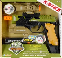 Plastikgewehr mit Batterie