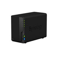 Synology Disk Station DS218 - NAS-Server - 2 Schächte - SATA 6Gb/s - RAID 0, 1, JBOD - RAM 2 GB