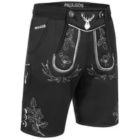 PAULGOS Herren Trachten Jogginghose - Design Trachten Lederhose - JOK5 - in 3 Farben erhältlich - Größe S - 5XL