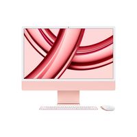 Apple iMac 24 2023 Rosé M3 Chip mit 8-Core CPU 10-Core GPU und 16-Core Neutral Engine 24 512 GB Magic Keyboard mit Touch ID - Deutsch macOS 8 GB Gigabit Ethernet Magic Maus