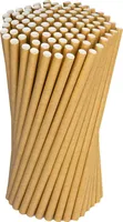 Love Nature Durable Paper Straws Kraft 100 ks - Slamky 0,8 Paper - Recyklované slamky - Pitné slamky papierové - Papierové slamky - Papierové slamky - Slamky na jedno použitie
